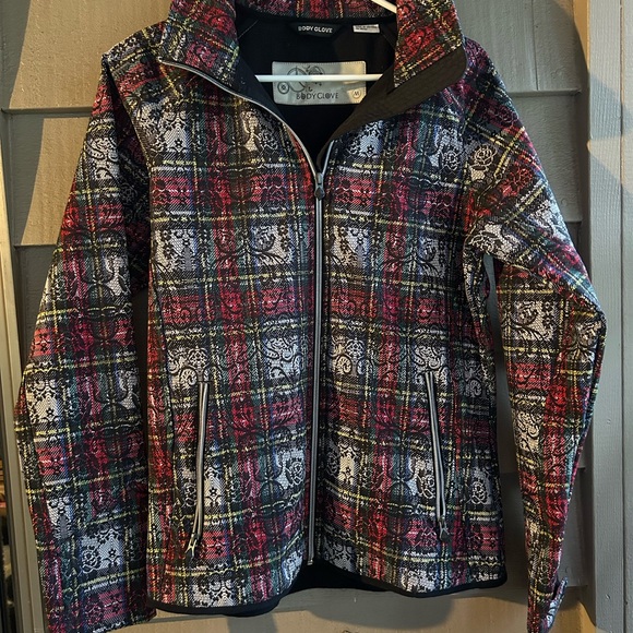 Body Glove jacket water resistant abstract print Sz M. Zip up front and pockets - Picture 1 of 6